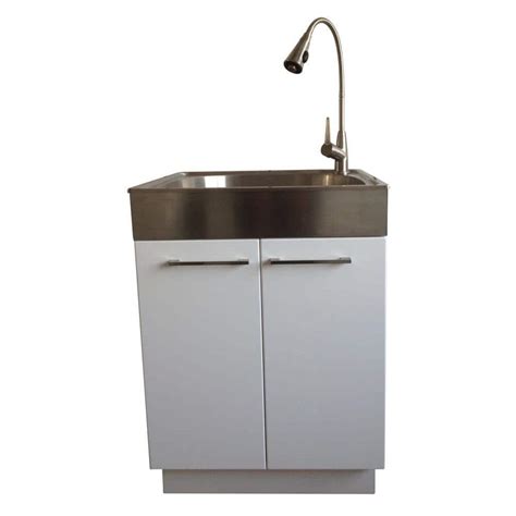 steel laundry tub cabinet|stainless steel laundry tub costco.